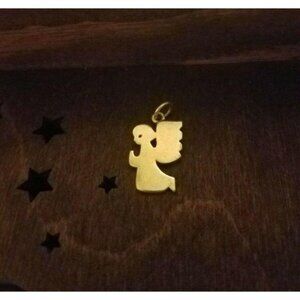 James Avery Praying Angel Sterling Silver Charm Rare Retired Vintage